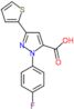 1-(4-fluorophenyl)-3-(thiophen-2-yl)-1H-pyrazole-5-carboxylic acid