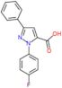 1-(4-fluorophenyl)-3-phenyl-1H-pyrazole-5-carboxylic acid