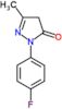 2-(4-fluorophenyl)-5-methyl-2,4-dihydro-3H-pyrazol-3-one
