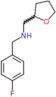 1-(4-fluorophenyl)-N-(tetrahydrofuran-2-ylmethyl)methanamine