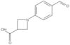 1-(4-Formylphenyl)-3-azetidinecarboxylic acid