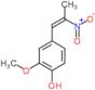 2-methoxy-4-[(1Z)-2-nitroprop-1-en-1-yl]phenol