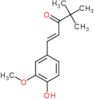 (1E)-1-(4-hydroxy-3-methoxyphenyl)-4,4-dimethylpent-1-en-3-one