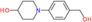 1-[4-(hydroxymethyl)phenyl]piperidin-4-ol