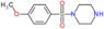 1-[(4-methoxyphenyl)sulfonyl]piperazine