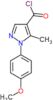 1-(4-methoxyphenyl)-5-methyl-1H-pyrazole-4-carbonyl chloride
