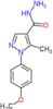 1-(4-methoxyphenyl)-5-methyl-1H-pyrazole-4-carbohydrazide