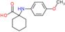 1-[(4-methoxyphenyl)amino]cyclohexanecarboxylic acid