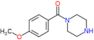 1-[(4-methoxyphenyl)carbonyl]piperazine