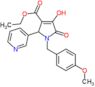 ethyl 4-hydroxy-1-[(4-methoxyphenyl)methyl]-5-oxo-2-(3-pyridyl)-2H-pyrrole-3-carboxylate