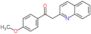 1-(4-methoxyphenyl)-2-(quinolin-2-yl)ethanone