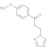 1-Propanone, 1-(4-methoxyphenyl)-3-(1H-1,2,4-triazol-1-yl)-