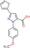 1-(4-Methoxyphenyl)-3-(2-thienyl)-1H-pyrazole-5-carboxylic acid