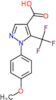 1-(4-methoxyphenyl)-5-(trifluoromethyl)-1H-pyrazole-4-carboxylic acid