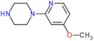 1-(4-methoxypyridin-2-yl)piperazine