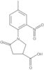 1-(4-Methyl-2-nitrophenyl)-5-oxo-3-pyrrolidinecarboxylic acid