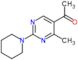 1-[4-methyl-2-(piperidin-1-yl)pyrimidin-5-yl]ethanone