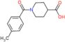 1-(4-methylbenzoyl)piperidine-4-carboxylic acid