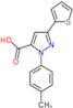 1-(4-Methylphenyl)-3-(2-thienyl)-1H-pyrazole-5-carboxylic acid