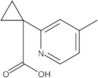 Ácido 1-(4-metil-2-piridinil)ciclopropanocarboxílico