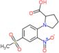 1-(4-methylsulfonyl-2-nitro-phenyl)pyrrolidine-2-carboxylic acid