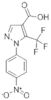 1-(4-Nitrophenyl)-5-(trifluoromethyl)pyrazole-4-carboxylic acid