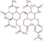 β-D-Glucopyranoside, 4-nitrophenyl 2-(acetylamino)-2-deoxy-4-O-[3,4,6-tri-O-acetyl-2-(acetylamino)…