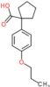 1-(4-propoxyphenyl)cyclopentanecarboxylic acid