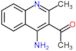 1-(4-amino-2-methylquinolin-3-yl)ethanone