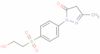 1-[4-[(2-Hydroxyethyl)sulfonyl]phenyl]-3-methyl-5-pyrazolone