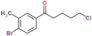 1-(4-bromo-3-methyl-phenyl)-5-chloro-pentan-1-one