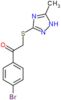 1-(4-bromophenyl)-2-[(5-methyl-1H-1,2,4-triazol-3-yl)sulfanyl]ethanone