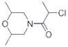 Morpholine, 4-(2-chloro-1-oxopropyl)-2,6-dimethyl- (9CI)