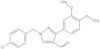 1-[(4-Chlorophenyl)methyl]-3-(3,4-dimethoxyphenyl)-1H-pyrazole-4-carboxaldehyde