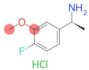 (S)-1-(4-Fluoro-3-methoxyphenyl)ethanamine hydrochloride