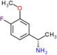 (1S)-1-(4-fluoro-3-methoxy-phenyl)ethanamine