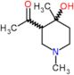 1-(4-hydroxy-1,4-dimethylpiperidin-3-yl)ethanone