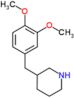 3-(3,4-dimethoxybenzyl)piperidine