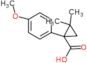 1-(4-methoxyphenyl)-2,2-dimethyl-cyclopropanecarboxylic acid