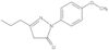2,4-Dihydro-2-(4-methoxyphenyl)-5-propyl-3H-pyrazol-3-one