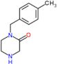 1-(p-tolylmethyl)piperazin-2-one