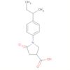 1-[4-(1-Methylpropyl)phenyl]-5-oxo-3-pyrrolidinecarboxylic acid