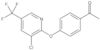 1-[4-[[3-Chloro-5-(trifluoromethyl)-2-pyridinyl]oxy]phenyl]ethanone