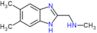 1-(5,6-dimethyl-1H-benzimidazol-2-yl)-N-methyl-methanamine