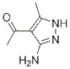 Ethanone, 1-(3-ammino-5-metil-1H-pirazol-4-il)- (9CI)