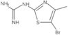 N-(5-bromo-4-methyl-1,3-thiazol-2-yl)guanidine