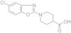 1-(5-Chloro-2-benzoxazolyl)-4-piperidinecarboxylic acid