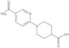 1-[5-(Aminocarbonyl)-2-pyridinyl]-4-piperidinecarboxylic acid