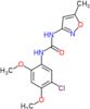 N-(5-Chloro-2,4-dimethoxyphenyl)-N′-(5-methyl-3-isoxazolyl)urea