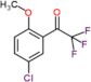 1-(5-chloro-2-methoxy-phenyl)-2,2,2-trifluoro-ethanone